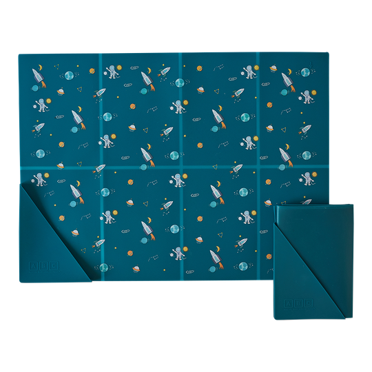 Silicone Placemat Space Galaxy Blue