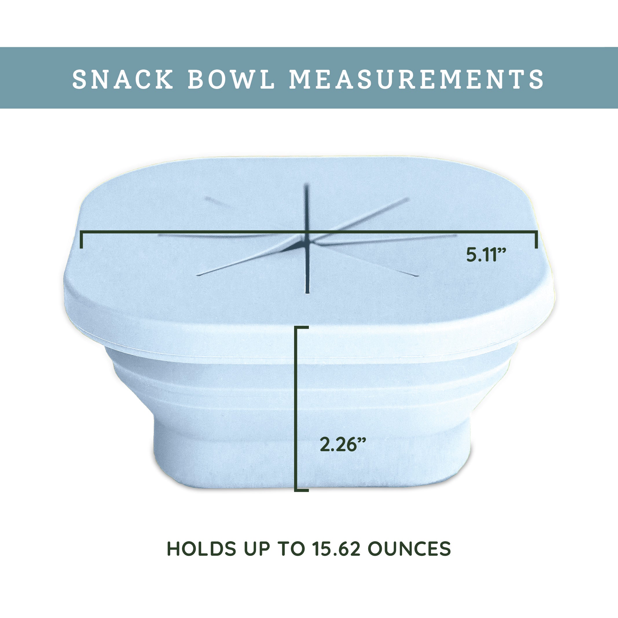 light blue snack bowl