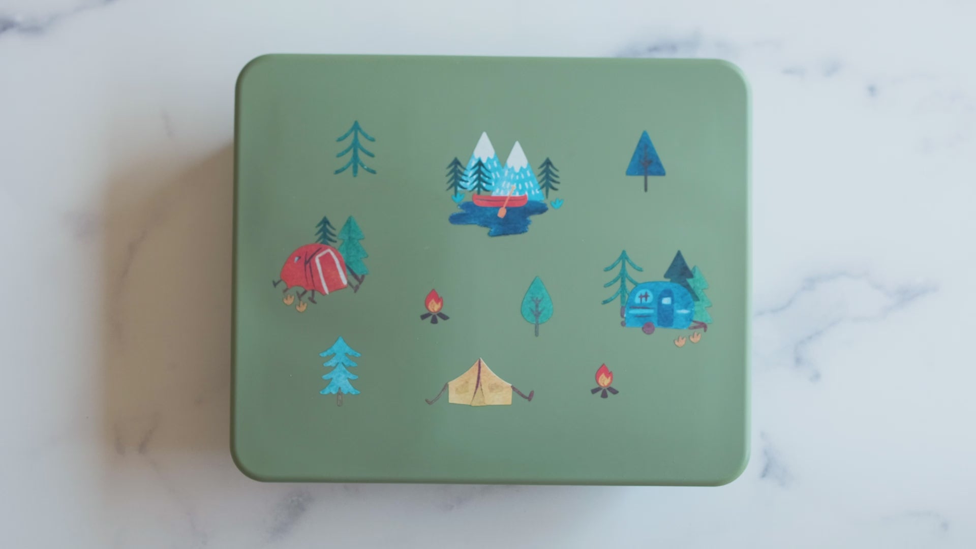 Silicone Mealtime Bundle Camper Sage Green