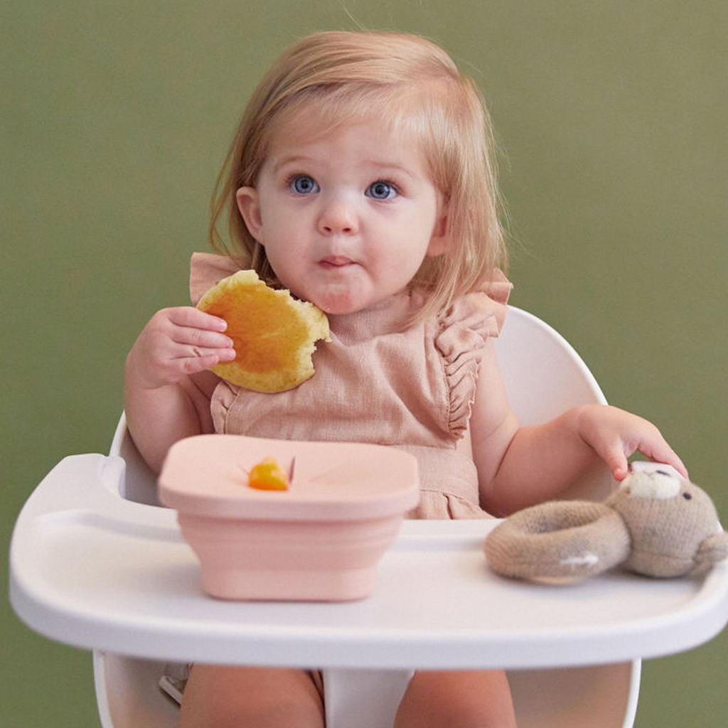 pink snack bowl