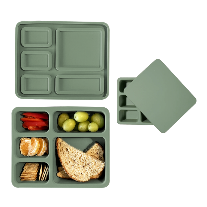 green bento lunch box