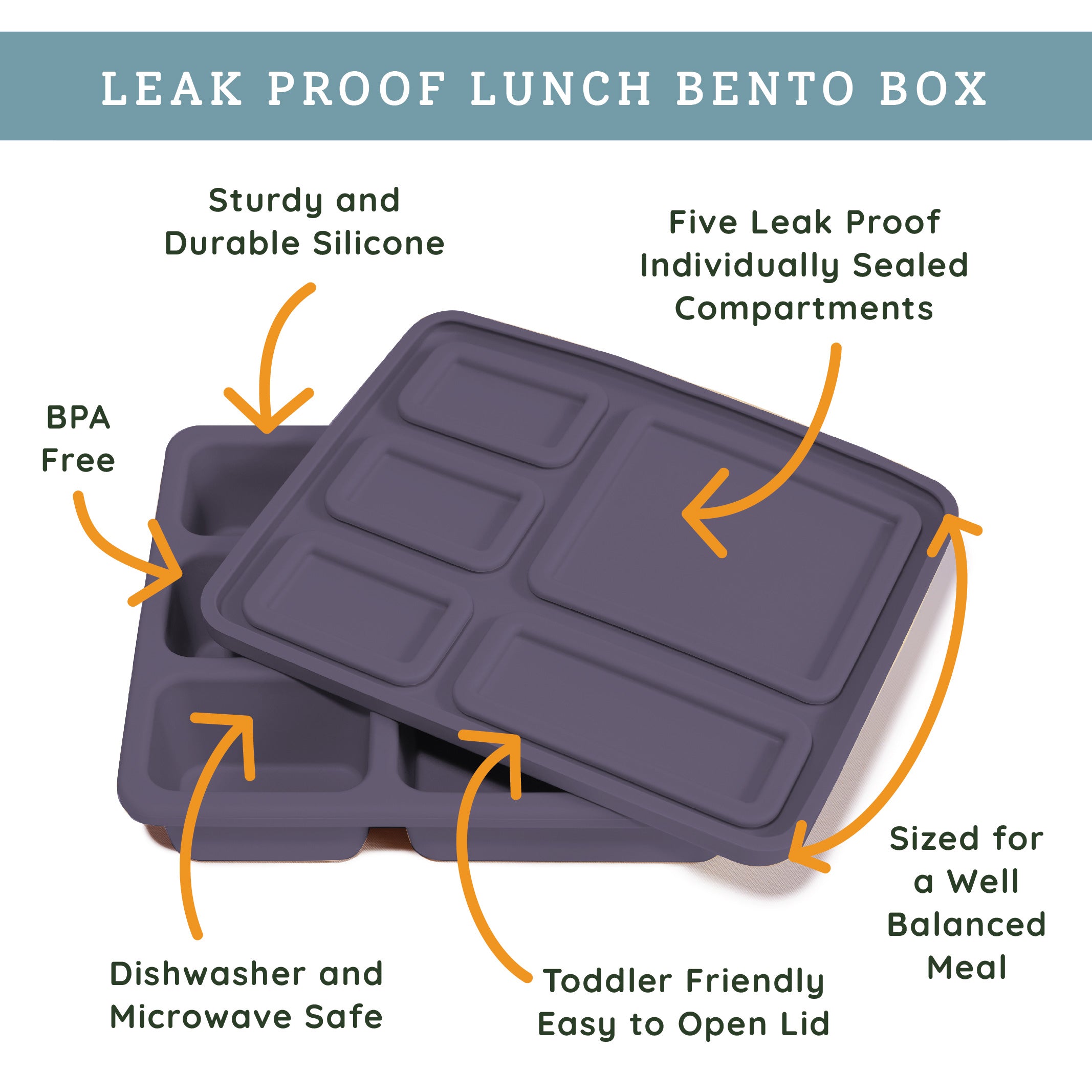 faded black bento lunch box