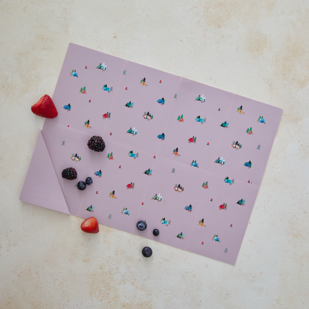 Silicone Placemat Camper Violet
