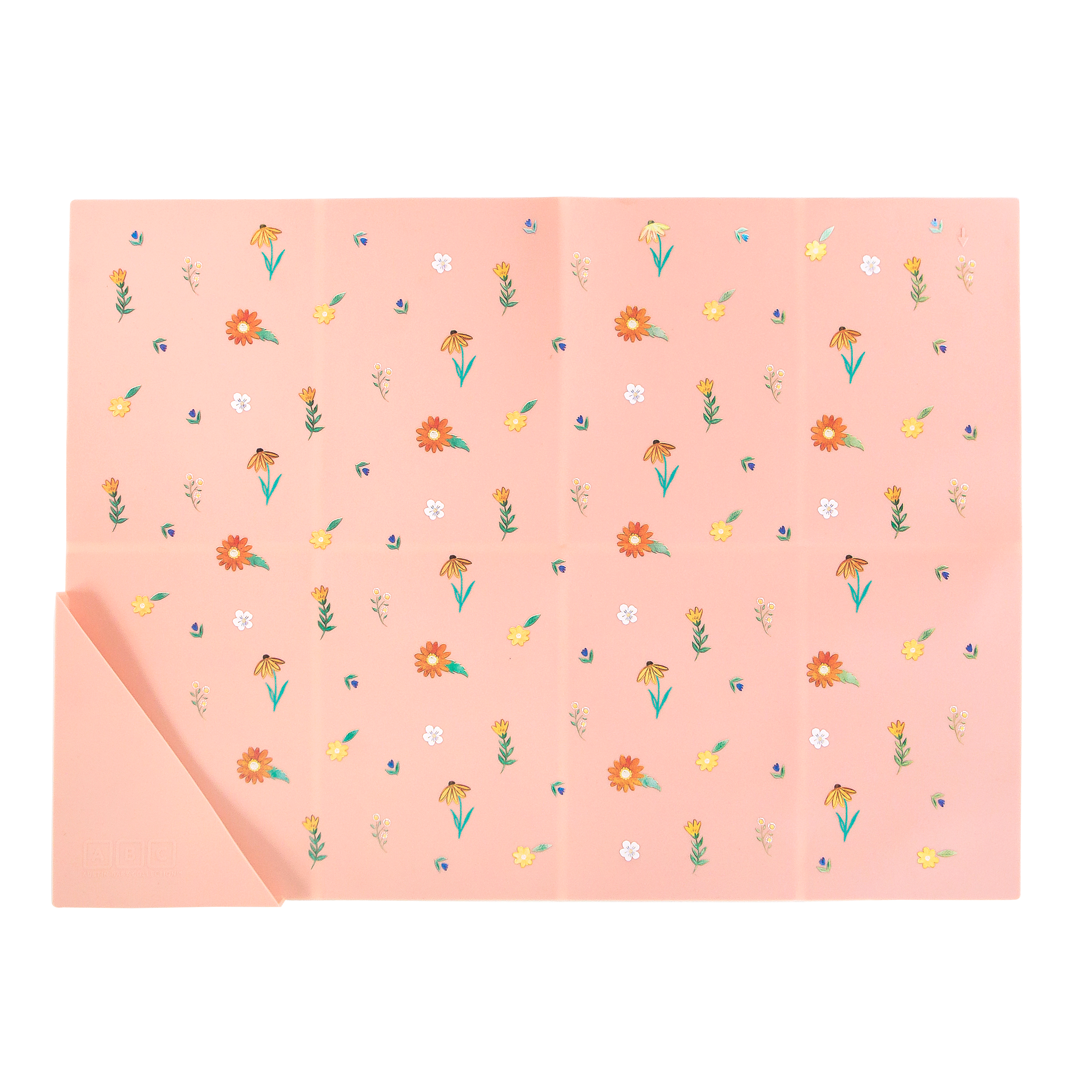 Silicone Placemat Wildflower Ripe Peach